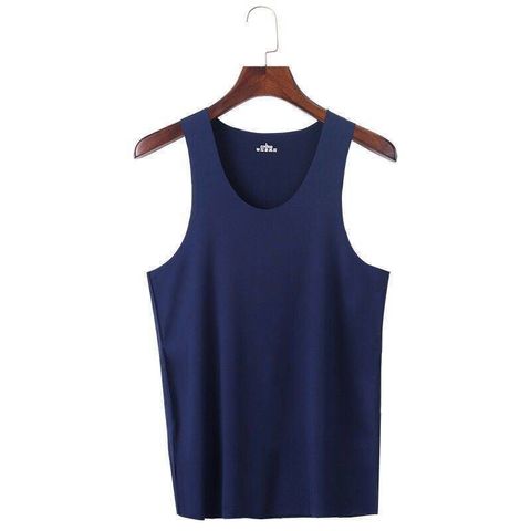 Men's Solid Color Racerback Tank Tops Men's Clothing