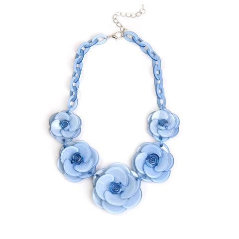 Vacation Flower Arylic Women's Necklace 1 Piece