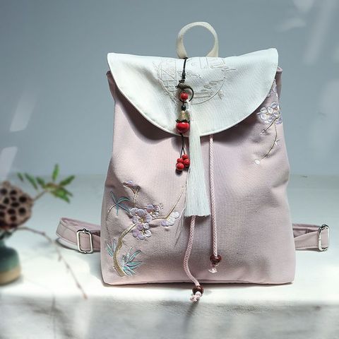 Water Repellent 17 Inch Flower Daily Women's Backpack