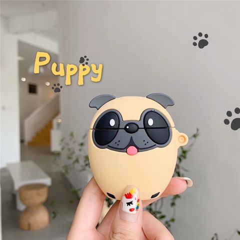 Cartoon Stereo Adorable Dog Big Brother Dog  Airpods1/2 Bluetooth Wireless Headset Protective Cover Drop-resistant Applicable