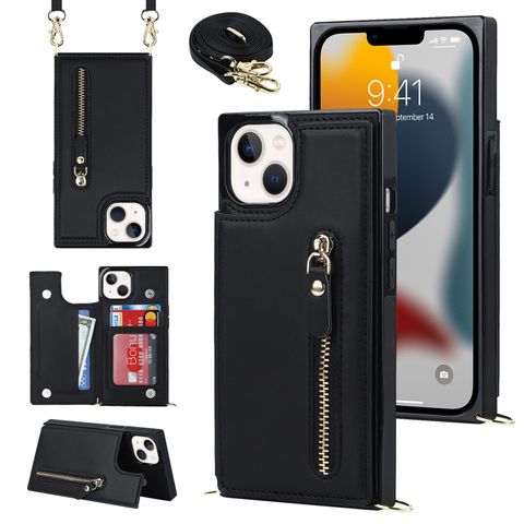 Fashion Solid Color Tpu Pu Leather    Phone Cases