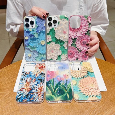 Cartoon Style Flower Tpu   Phone Cases