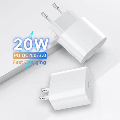 Pd20w Fast Charging Charger Type-c Interface European And American Standard Speed Adapter Suitable For  12 13 Charging Head