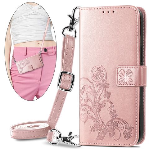 Sweet Flower Tpu Pu Leather   Phone Accessories
