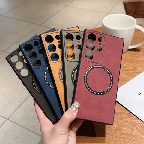 Fashion Circle Solid Color Pc    Phone Cases