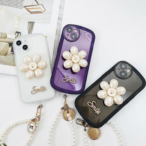 Moda Letra Flor Tpu   Fundas De Teléfono