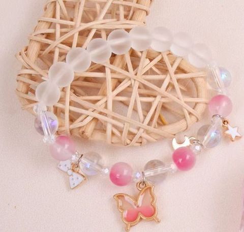 Wholesale Jewelry Cartoon Style Shell Artificial Crystal Beaded Bracelets