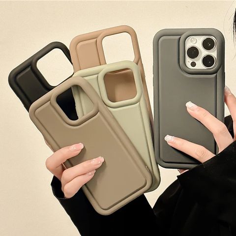 Simple Style Classic Style Solid Color   Phone Cases