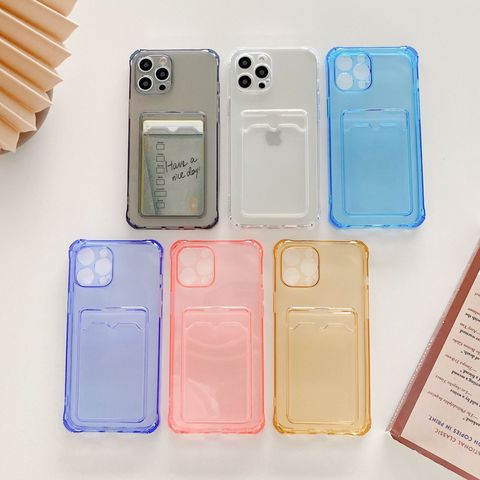 Simple Style Solid Color Tpu Silica Gel   Phone Cases