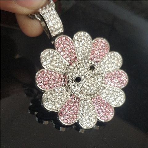 Simple Style Flower Alloy Plating Unisex Necklace