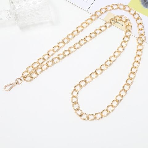 Streetwear Solid Color Metal Plating Mobile Phone Chain