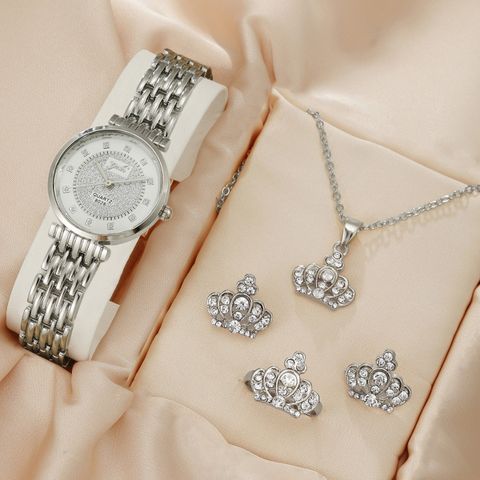 Casual Elegant Letter Single Folding Buckle Quartz Women's Watches