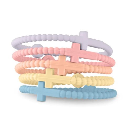 Simple Style Solid Color Silica Gel Epoxy Kid'S Bracelets