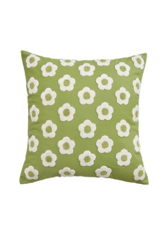 Vacation Flower Cotton And Linen Throw Pillow