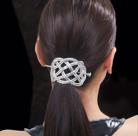 Women's Simple Style Solid Color Alloy Plating Hair Clip