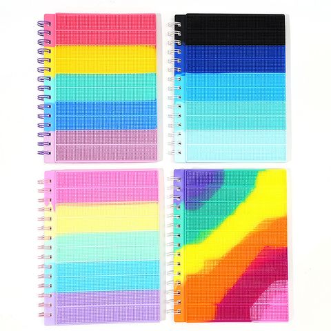 1 Piece Multicolor Class Learning Silica Gel Paper Cute Notebook