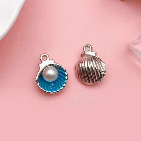 1 Piece 13*13mm Alloy Shell Polished Pendant
