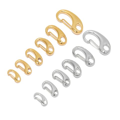 5 PCS/Package 16mm 304 Stainless Steel Geometric Polished Jewelry Buckle