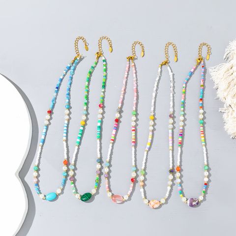 Wholesale Jewelry IG Style Color Block Soft Clay