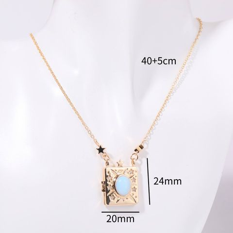 Copper Gold Plated Silver Plated Casual Simple Style Plating Star Pendant Necklace