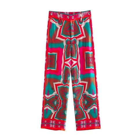 Holiday Women's Streetwear Geometric Polyester Printing Pants Sets Pants Sets