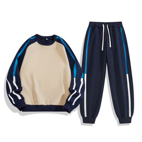 Men's Color Block Pants Sets Men's Clothing