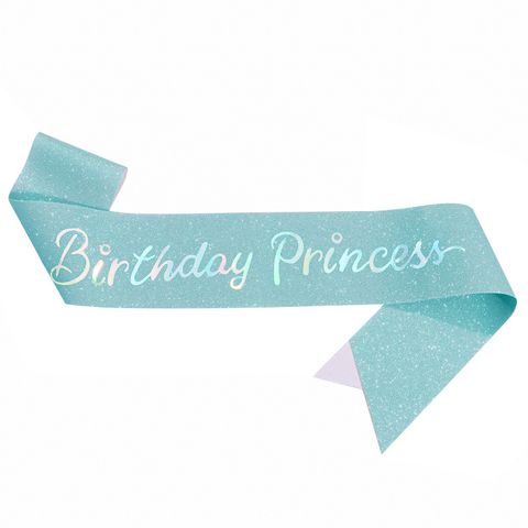 Birthday Sweet Simple Style Letter Cloth Family Gathering Party Costume Props