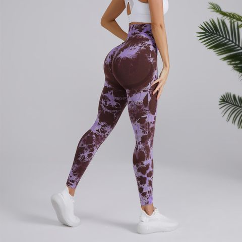 Simple Style Classic Style Printing Nylon Active Bottoms Jogger Pants