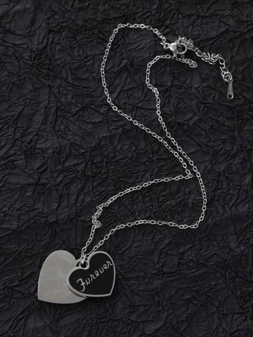 Stainless Steel Steel Artistic Heart Shape Pendant Necklace