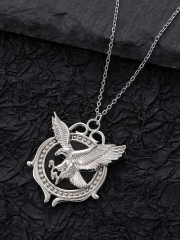 Stainless Steel Steel Hip-Hop Eagle Pendant Necklace