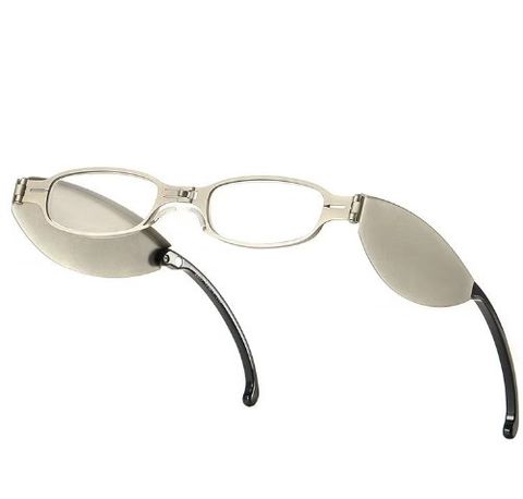 Simple Style Solid Color Resin Oval Frame Full Frame Optical Glasses