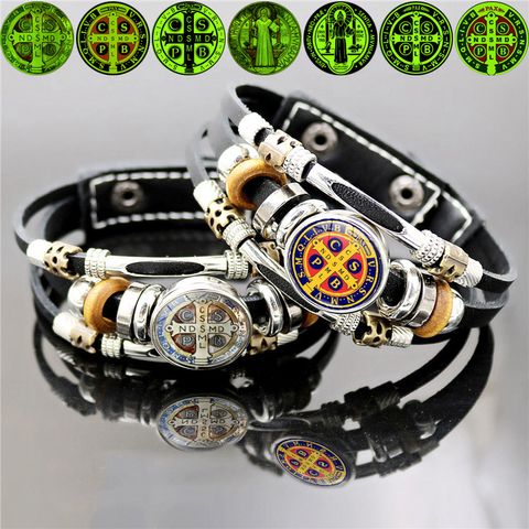 Modern Style Cool Style Cartoon Character Pu Leather Alloy Unisex Bracelets 1 Piece