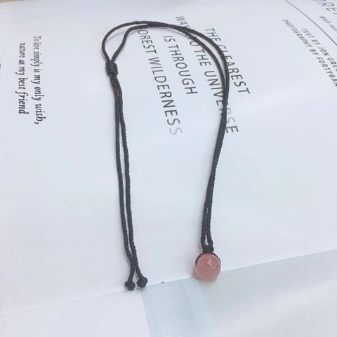 Simple Style Geometric Agate Unisex Necklace