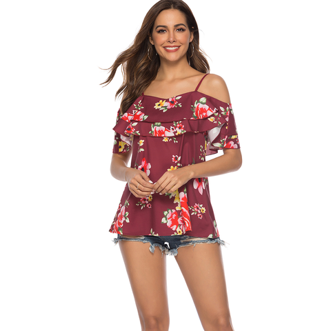 Women's Camisole Sleeveless T-Shirts Vacation Ditsy Floral