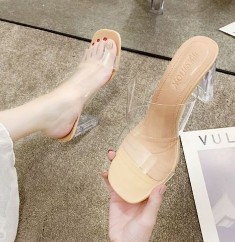 Women's Elegant Solid Color Open Toe High Heel Sandals