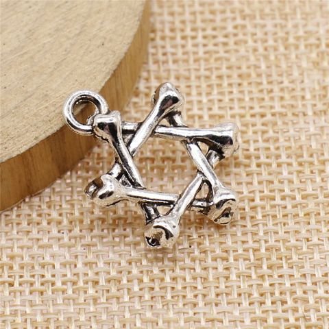 1 Piece 20 * 26mm Alloy Star Hammered Pendant
