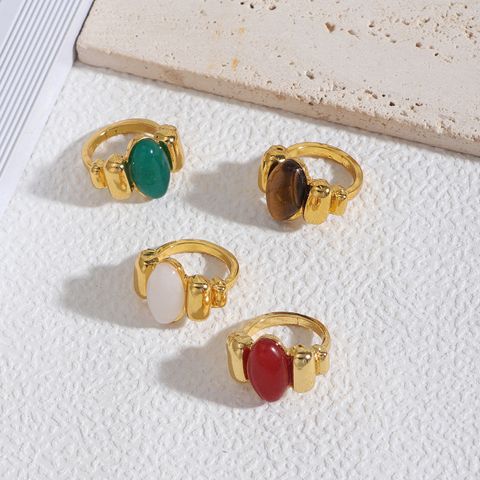 Wholesale Jewelry Glam Lady Geometric Alloy Stone Rings