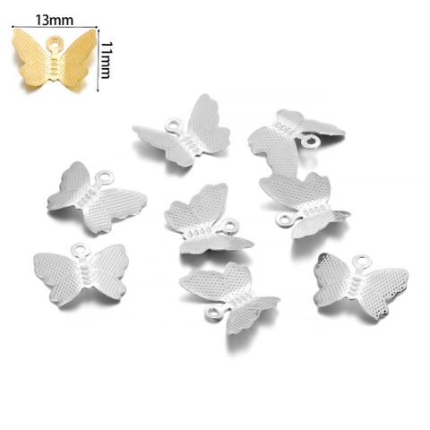 Handmade Jewelry Making Diy Bracelet Earrings Accessories Small Butterfly Metal Accessories Tibetan Earrings Necklace Pendant