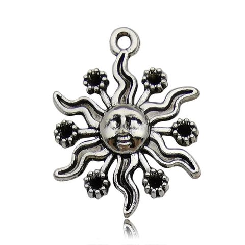 Diy Ornament Accessories 1 Moon, Star And Sun Planet Pendant Small Pendant Ornament Accessories Zinc Alloy Pendant
