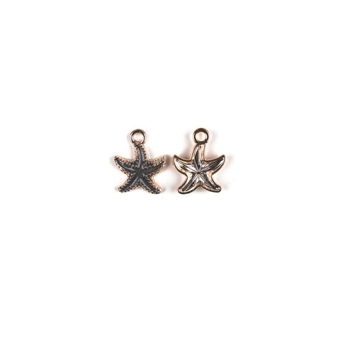 Colorful Ocean XINGX Starfish Diy Alloy Dripping Oil Ornament Accessories National Style Hair Accessories Keychain Hanging Piece Pendant