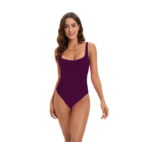 Women's Sexy Solid Color One Piece