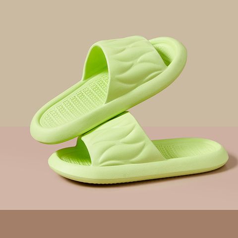 Unisex Casual Solid Color Point Toe Slides Slippers