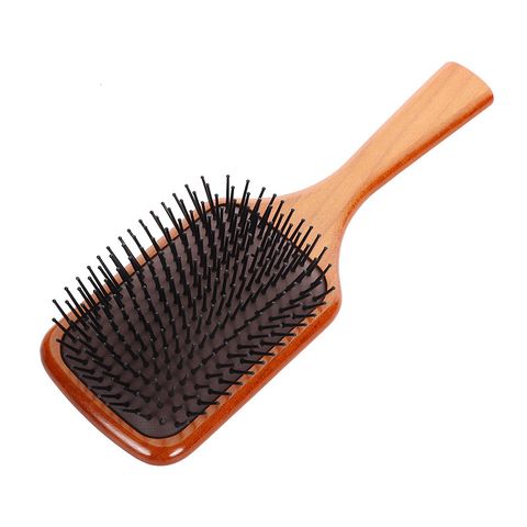 Simple Style Geometric Phyllostachys Pubescens Rubber Hair Comb 1 Piece
