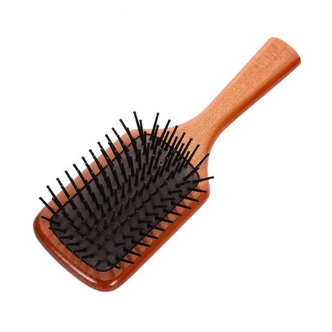 Simple Style Geometric Phyllostachys Pubescens Rubber Hair Comb 1 Piece