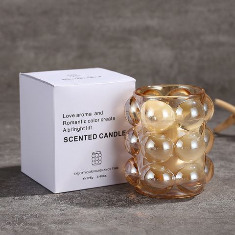 Simple Style Solid Color Soy Wax Scented Candle