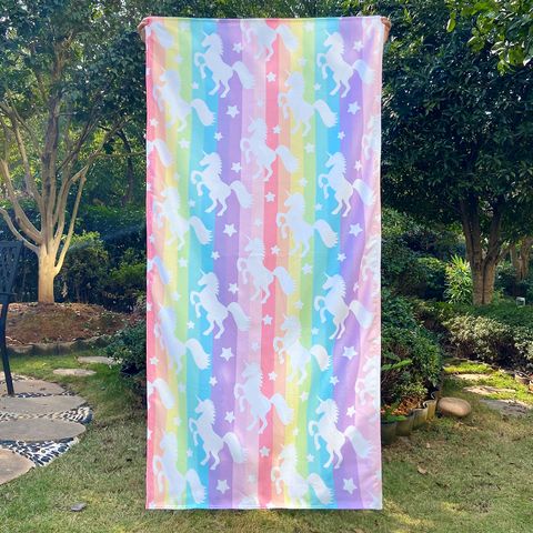 Casual Hippocampus Synthetic Fibre Beach Towel