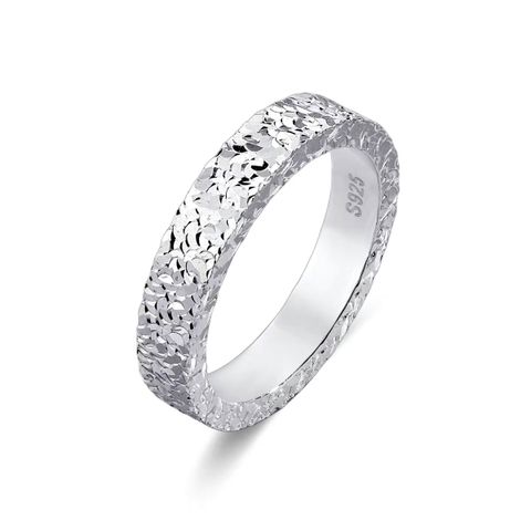 Sterling Silver White Gold Plated Gold Plated Romantic Modern Style Classic Style Plating Solid Color Rings