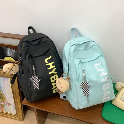 One Size Waterproof 22 Inches Letter Holiday Daily Women's Backpack
