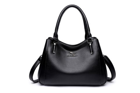 Women's Medium Pu Leather Solid Color Elegant Vintage Style Square Zipper Crossbody Bag