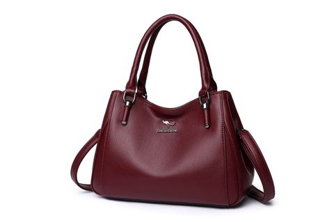 Women's Medium Pu Leather Solid Color Elegant Vintage Style Square Zipper Crossbody Bag